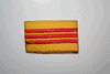 VIETNAM SOUTH COUNTRY FLAG SMALL IRON ON PATCH CREST BADGE .. NEW