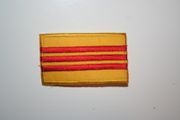 VIETNAM SOUTH COUNTRY FLAG SMALL IRON ON PATCH CREST BADGE .. NEW