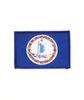 VIRGINIA USA STATE FLAG IRON ON PATCH CREST BADGE 2 1/8 X 3 1/4 INCHES ... NEW