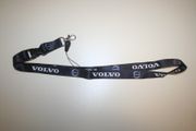 VOLVO BLACK HIGH QUALITY CAR LANYARD KEYCHAIN PASSHOLDER ..NEW