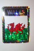 WALES COUNTRY FLAG DECAL SMALL BUMPER STICKER EMBLEM .. CYMRU .. NEW