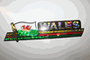 WALES COUNTRY FLAG LONG METALIC CAR AUTOMOBILE BUMPER STICKER DECAL EMBLEM .. NEW