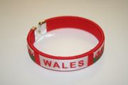 WALES RED COUNTRY FLAG FLEXIBLE BRACELET WRISTBAND .. NEW