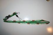 WALES STRIPED COUNTRY FLAG LANYARD KEYCHAIN PASSHOLDER .. NEW