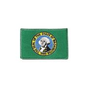 WASHINGTON USA STATE FLAG IRON ON PATCH CREST BADGE 2 1/8 X 3 1/4 INCHES ... NEW