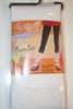 WHITE OPAQUE FOOTLESS TIGHTS WITH LACE ... SIZE QUEEN SIZE 165-220 LBS ... NEW IN PACKAGE