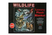 WILDLIFE LUXURY PLUSH BLANKET BED SPREAD ... SIZE : 200 X 240 CM ( 78.7"X 94.5" INCHES) HIGH QUALITY .. 100% POLYESTER.