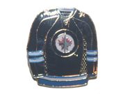 WINNIPEG JETS BLUE NHL HOCKEY JERSEY LAPEL PIN BADGE .. NEW