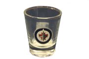 WINNIPEG JETS NHL HOCKEY LOGO 1.5 OZ SHOTGLASS