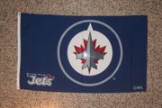 WINNIPEG JETS NHL HOCKEY OFFICIAL NEW LOGO 3' X 5' FLAG BANNER TAPESTRY ..NEW