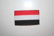 YEMEN COUNTRY FLAG SMALL IRON ON PATCH CREST BADGE .. NEW