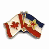 YUGOSLAVIA / CANADA OLD COUNTRY FLAG SMALL METAL FRIENDSHIP LAPEL PIN BADGE .. NEW YUGOSLAVIA / CANADA OLD COUNTRY FLAG SMALL METAL FRIENDSHIP LAPEL PIN BADGE .. NEW