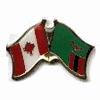 ZAMBIA / CANADA COUNTRY FLAG SMALL METAL LAPEL FRIENDSHIP PIN BADGE .. NEW ZAMBIA / CANADA COUNTRY FLAG SMALL METAL LAPEL FRIENDSHIP PIN BADGE .. NEW