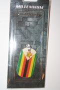 ZIMBABWE COUNTRY FLAG METAL DOG TAG NECKLACE PENDANT ... NEW
