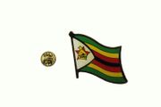 ZIMBABWE COUNTRY FLAG SMALL METAL LAPEL PIN BADGE .. NEW