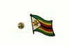 ZIMBABWE COUNTRY FLAG SMALL METAL LAPEL PIN BADGE .. NEW