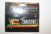 ZIMBABWE COUNTRY FLAG WORD IRON ON PATCH CREST BADGE .. NEW