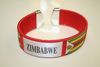 ZIMBABWE RED SUPER THICK COUNTRY FLAG FLEXIBLE BRACELET WRISTBAND .. NEW