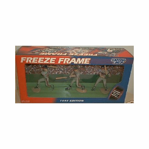 1997 Chipper Jones Freeze Frame Starting Lineup Action Figure Set