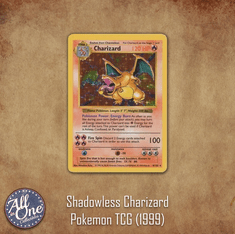 1999 Pokemon Shadowless Charizard Card