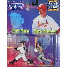 1999 Roger Maris Mark McGwire Starting Lineup Action Figure Set