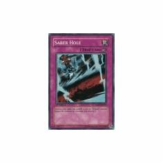 2012 Yu-Gi-Oh Absolute Powerforce Saber Hole - ABPF-EN073 - Super Rare