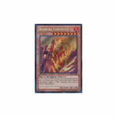 2012 Yu-Gi-Oh Cosmo Blazer Bonfire Colossus - CBLZ-EN084 - Secret Rare