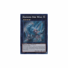 2012 Yu-Gi-Oh Cosmo Blazer Diamond Dire Wolf - CBLZ-EN051 - Secret Rare