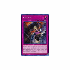 2012 Yu-Gi-Oh Cosmo Blazer Kickfire - CBLZ-EN089 - Secret Rare