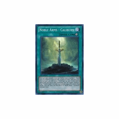 2012 Yu-Gi-Oh Cosmo Blazer Noble Arms - Caliburn - CBLZ-EN000 - Super Rare