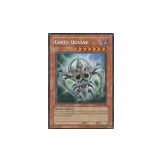 2012 Yu-Gi-Oh CrimsonCrisis Greed Quasar - CRMS-EN098 - Secret Rare