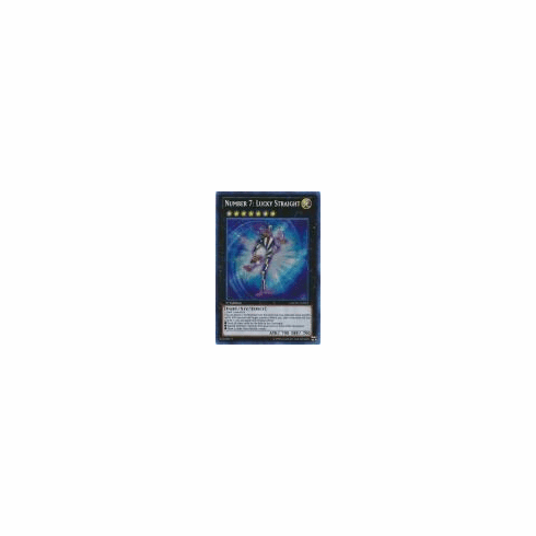 2012 Yu-Gi-Oh Galactic Overlord #GAOV091 Number 7: Lucky Straight (SCR)