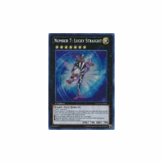 2012 Yu-Gi-Oh Galactic Overlord #GAOV091 Number 7: Lucky Straight (SCR)