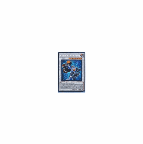 2012 Yu-Gi-Oh Hidden arsenal 4 Genex Ally Triforce - HA04-EN057 - Secret Rare