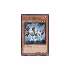 2012 Yu-Gi-Oh Photon Shockwave Photon Cerberus - PHSW-EN015 - Rare 1st Edition