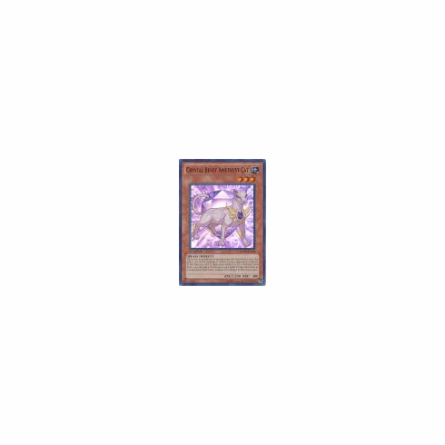 2012 Yu-Gi-Oh Ra Yellow Mega Pack Crystal Beast Amethyst Cat - RYMP-EN041 - Super Rare 1st Edition