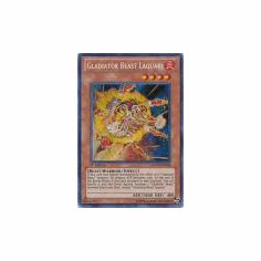 2012 Yu-Gi-Oh Ra Yellow Mega Pack Gladiator Beast Laquari - RYMP-EN096 - Secret Rare 1st Edition