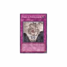 2012 Yu-Gi-Oh Raging Battle Proof of Powerlessness - RGBT-EN076 - Common