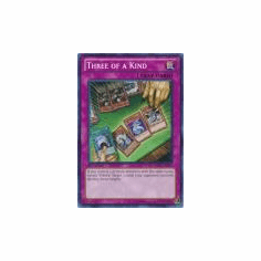 2012 Yu-Gi-Oh Return of the Duelist #REDU077 Three of a Kind