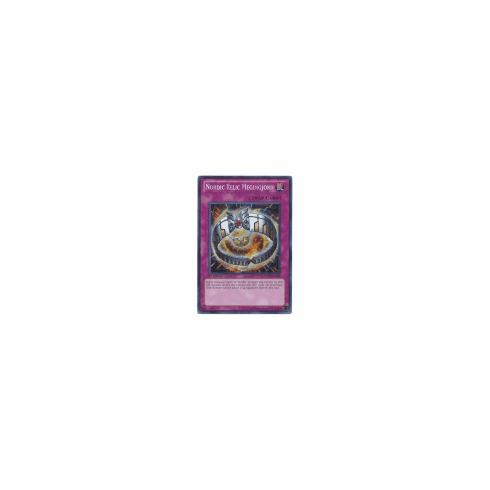 2012 Yu-Gi-Oh Storm of Ragnarok Nordic Relic Megingjord - STOR-EN088 - Secret Rare