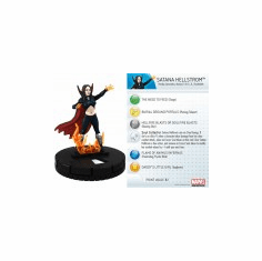 Amazing Spider-Man Heroclix Figure #034 Satanna Hellstrom