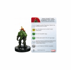 Amazing Spider-Man Heroclix Figure #047 Man-Thing and Howard the Duck Super Rare