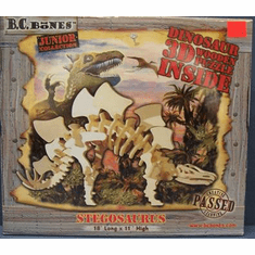 BC Bones Stegosaurus Junior Wooden Puzzle