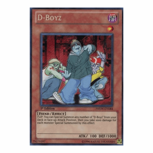 D-Boyz Single Secret Rare Card
