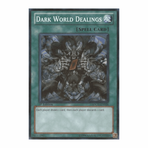 Dark World Dealings Single Super Rare Card