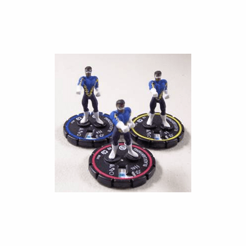 DC Hero Clix Collateral Damage Black Lightning REV Set #046 #047 #048