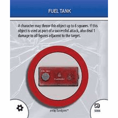 DC Hero Clix Collateral Damage Fuel Tank Special Object Card