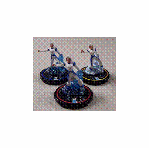 DC Hero Clix Collateral Damage Ice REV Set #028 #029 #030