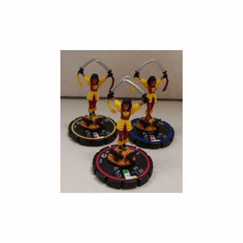 DC Hero Clix Collateral Damage Katana REV Set #019 #020 #021