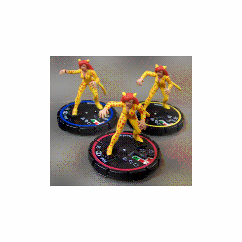 DC Hero Clix Icons Cheetah REV Set #016 #017 #018